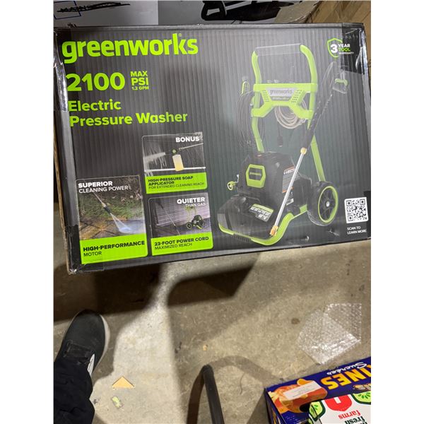Green works electric pressure washer