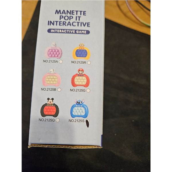 Interactive pop-it game. Stitch