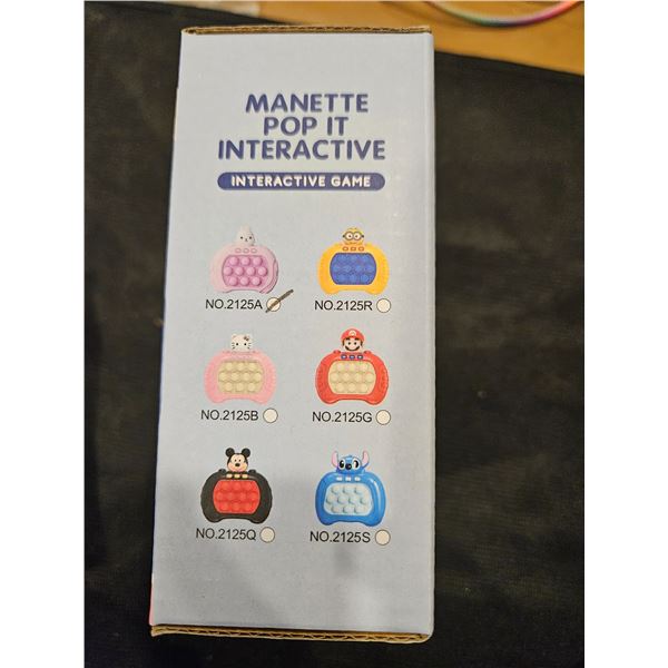 Interactive pop-it game. Pink Bunny