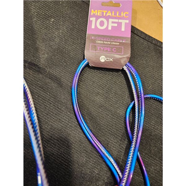 10ft type C cord- Blue/Purple