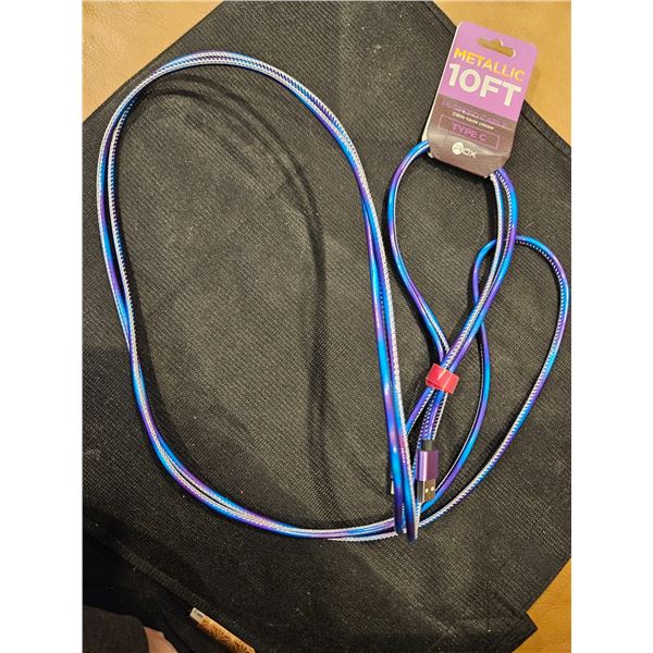 10ft type C cord- Blue/Purple