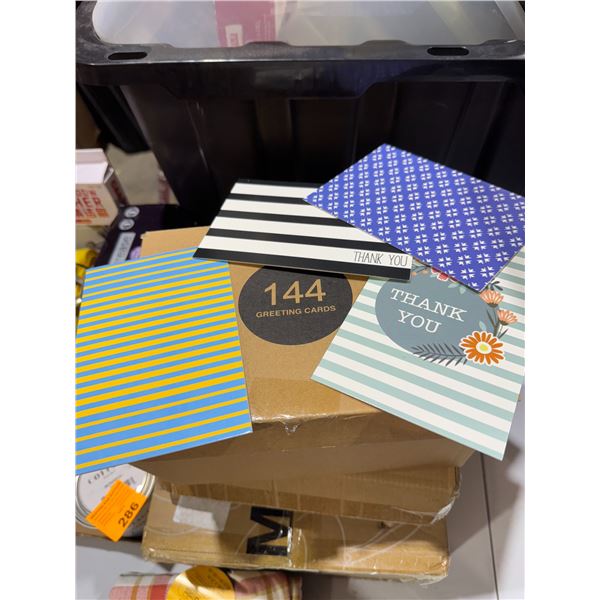 144 greeting cards
