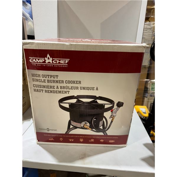 Camp Chef high output single burner cooker