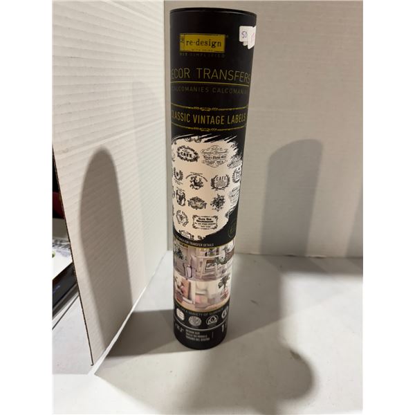 Redesign decor transfer classic Vintage labels 24.7" x 31.2"