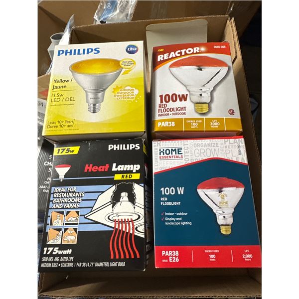 Assorted flood lights