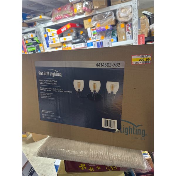 sea Gull 3 light wall fixture