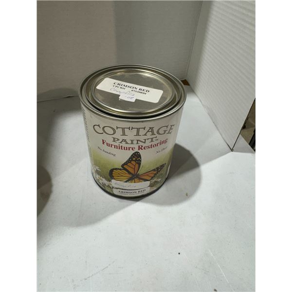 Cottage Paint Crimson red/campfire