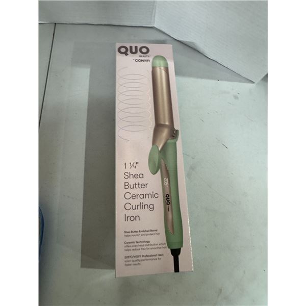 Conair 1 1/4 inch Shea butter, ceramic curling iron