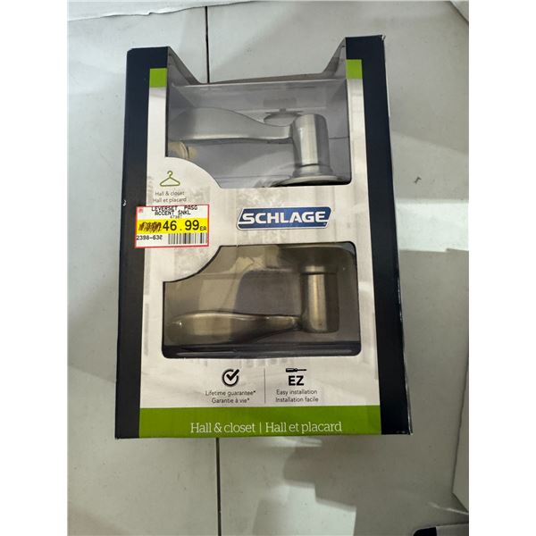 Hole and closet handle