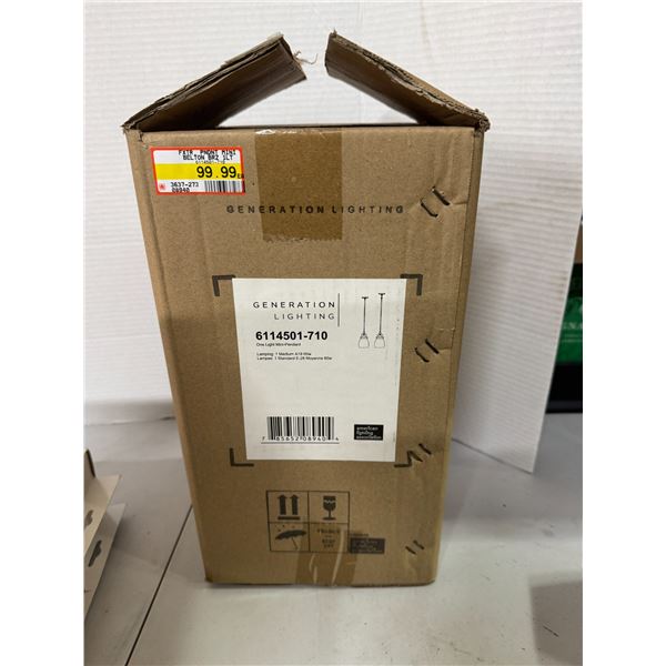 Generation lighting, one light mini pendant
