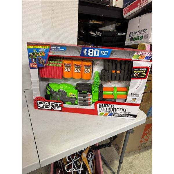 Dart zone super commando motorized belt blast