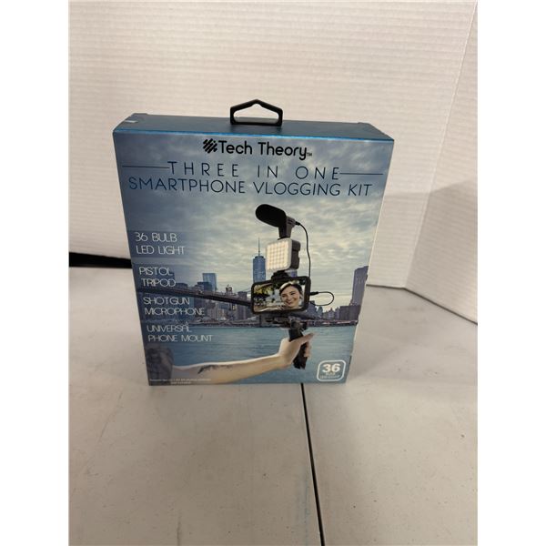 Text theory three and one smart phone, vlogging kit