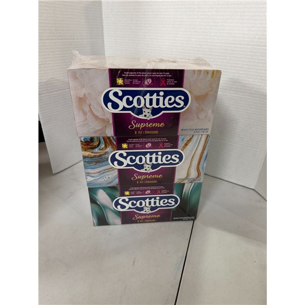 Scotty supreme three ply tissue six boxes