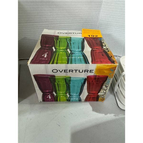 Overture 7.75 ounce juice glasses