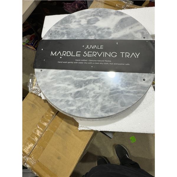 Marble serving tray