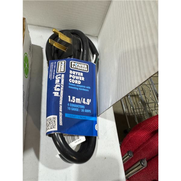 Dryer power cord