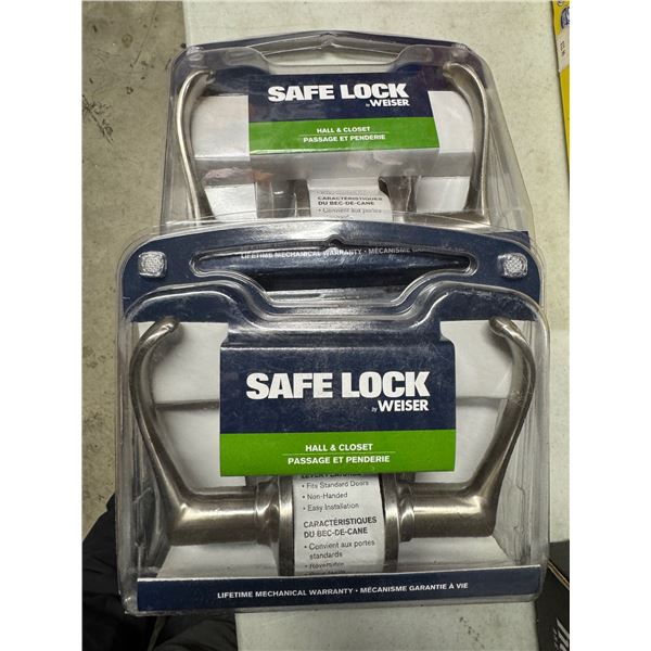 Weiser  closet handles