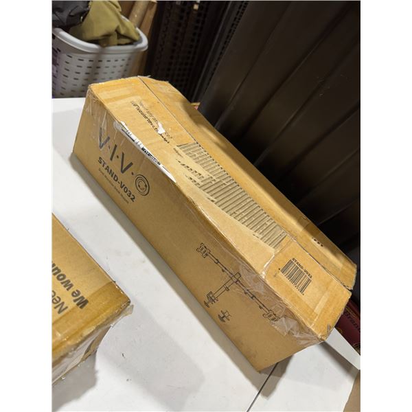 VIVO stand dual monitor desk