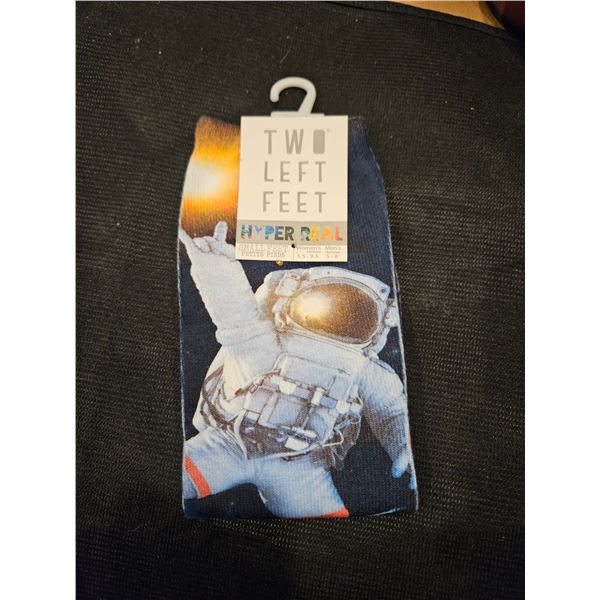 Two Left Feet socks- Spaceman - Small feet size
