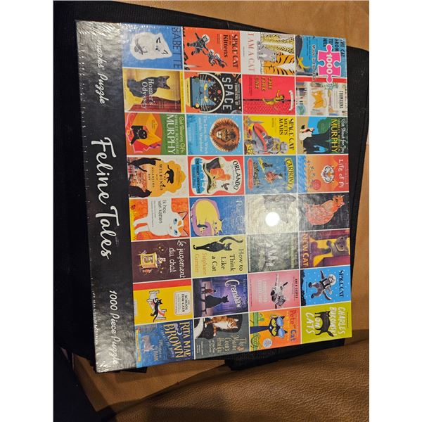1000pc "Feline Tales" Puzzle. Damaged Box