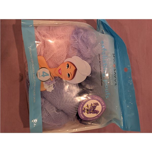 4 pack lavender poufs