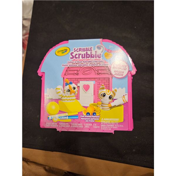 Scribble Scrubbie- Backyard bugalow