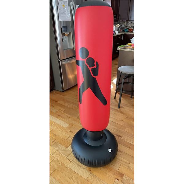 Inflatable punching bag