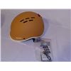 Image 1 : Outdoor Master Bike Helmet With Hazard Light - Orange