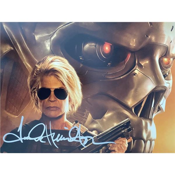 The Terminator Linda Hamilton signed movie photo