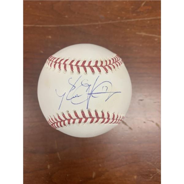 Pedro Alverez signed baseball
