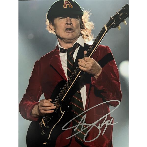 AC/DC Angus Young signed photo
