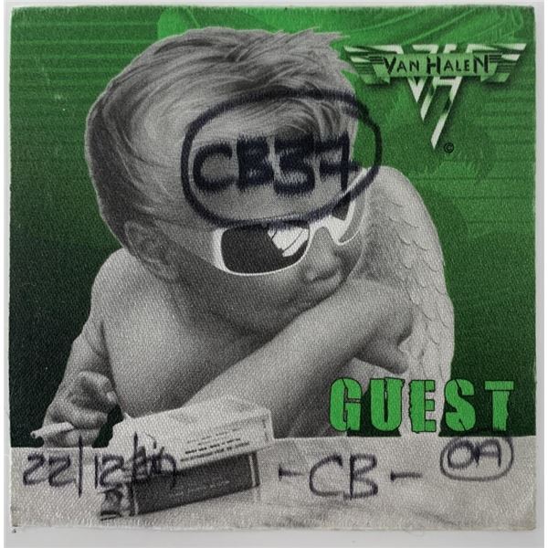 Van Halen backstage pass