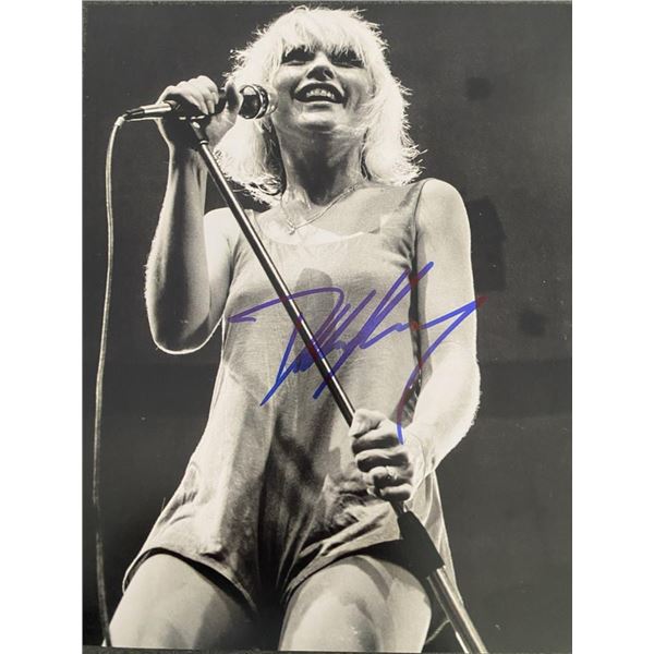 Blondie Debbie Harry signed photo. GFA Authenticated