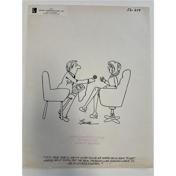 Marty Bucella Original Cartoon