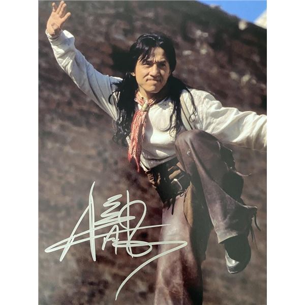 Jackie Chan signed movie photo