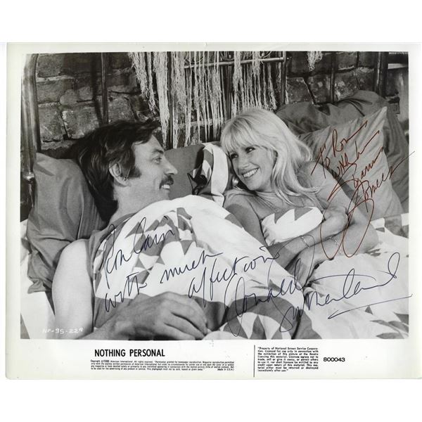 Nothing Personal Suzanne Somers and Donald Sutherland Signed Photo