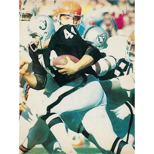 Marv Hubbard signed magazine photo