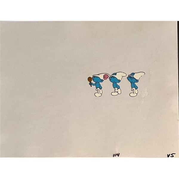 Smurfs original Sericel