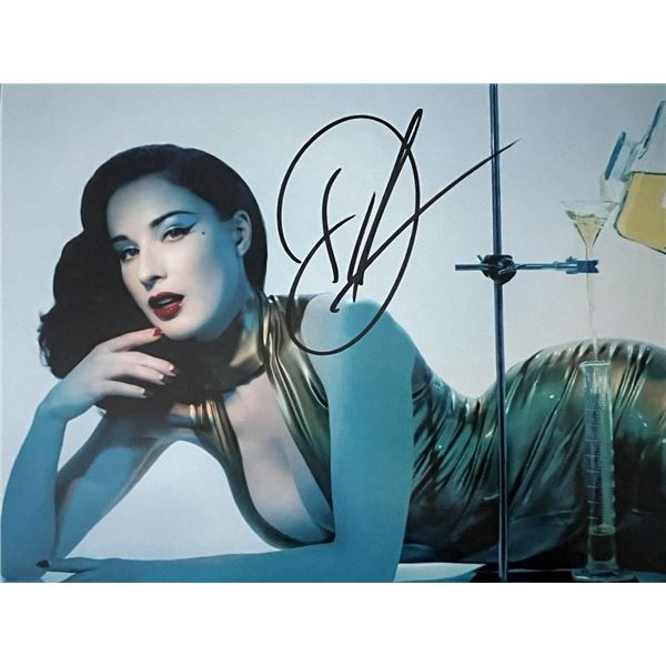 Dita Von Teese signed photo