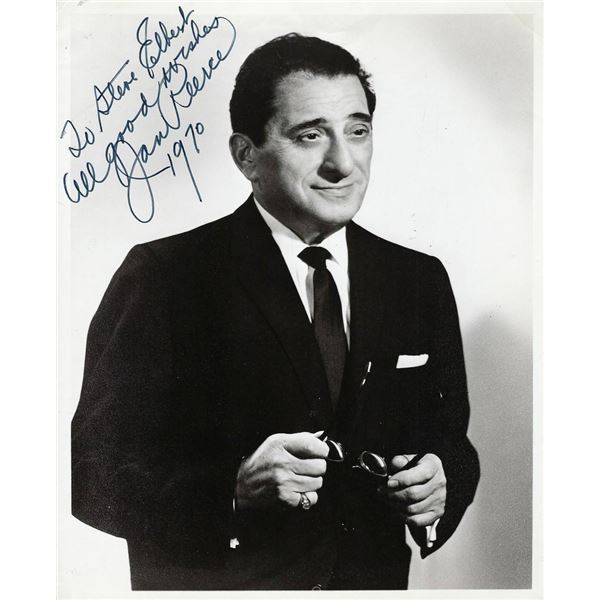Musician Jan Peerce signed photo