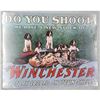 Image 1 : Winchester Firearms Tin Sign - NEW - 16 x 13 Inch