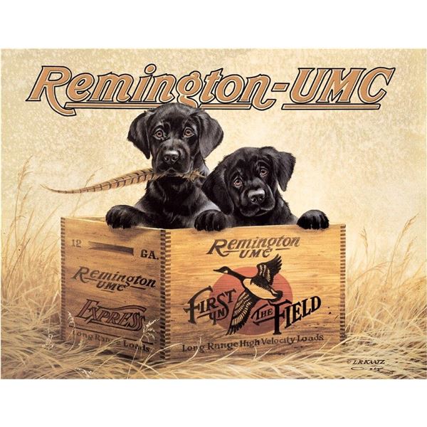 Remington UMC Labrador Tin Sign 16 x 20 - NEW