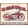Image 1 : Indian Motorcycles Never Die Tin Sign 16 x 13 NEW