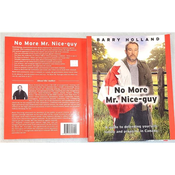No More Mr Nice Guy - Holland - Canadian Laws on Self Protection Book NEW