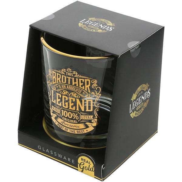 Legends of The World 8 oz Drinks Glass - Brother - NEW