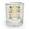 Image 2 : Legends of The World 8 oz Drinks Glass - 70 Years - NEW