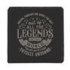 Image 1 : Slate Coaster Awesome Legend - NEW 4 inch Stone