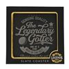 Image 2 : Slate Coaster Golfer Legend - NEW 4 inch Stone