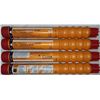 Image 1 : Parachute Aerial Rockets Red Comet - Lot of 4 Flares - Made in Germany .