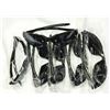 Image 1 : Sunglasses UV400 Black Frame NEW 6 pc Lot